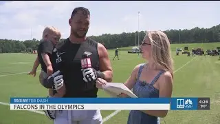 Atlanta Falcons answer which players could win at the Olympics