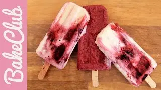 Joghurt-Blaubeer-Popsicles (Eis am Stiel) | BakeClub