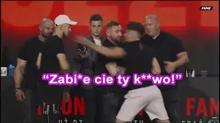 Franio vs Paramaxil F2F na FAME MMA - Ostra b&oacute;jka i awantura!  Franio staranował ochroniarzy