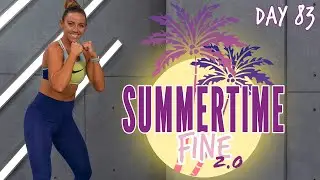 40-минутная кардио-тренировка по боксу без оборудования! | Summertime Fine 2.0 &mdash; День 83