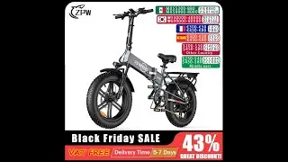 Review ZPW A1 Ebike 1000W electric Adult bike Bicycle 48V20AH Foldable electric Bicycle 2023