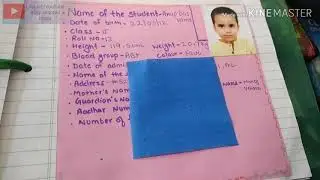 Portfolio WBA work for bridge course|| How to make a portfolio of a child.
