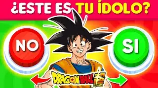 Elige un Botón! SI o NO🟢🔴Decide Tu Suerte en Dragon Ball 🤔🐲 Quiz anime | Dragon Ball trivia | SOR