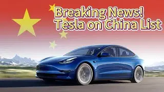 Breaking News! Tesla entered Chinese government procurement catalog.