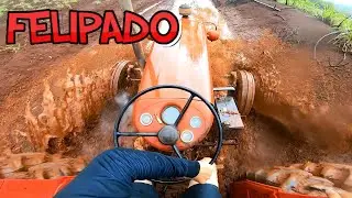 SER&Aacute; QUE O TRATOR 65X FILIPADO ANDA BEM NO BARRO NA CHUVA