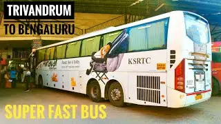 Trivandrum to Bengaluru | KSRTC AIRAVAT Club Class bus journey