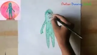 how to draw rick and morty Anatomy park Dr. Xenon Bloom