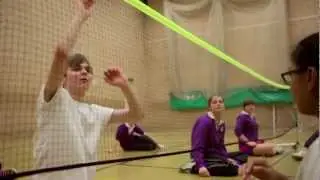 Sainsbury's School Games - sitting volleyball