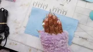 Trying the VIRAL ENCAPSULATED BLING nails| HowTo| step-by-step #dualforms #encapsulation #bling