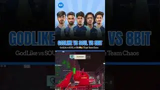 GodLike vs SOUL vs 8Bit 😱🔥 | Triple Team Chaos | BGMI Esports Highlights