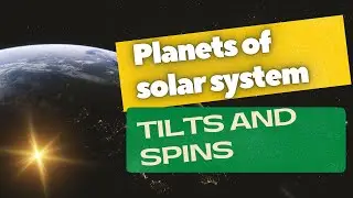 Planets of the Solar System: Tilts and Spins I Solar System I Rotation and Revolution I