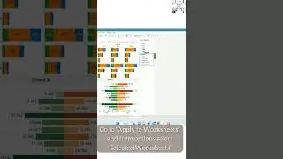 How to apply same filter to multiple worksheets in Tableau Dashboard   