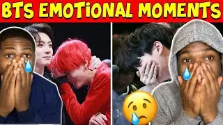 BTS Emotional Moments Reaction!!! *HAD US IN TEARS😭 😭*