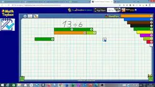 Algoritmo de División con Regletas Cuisenaire