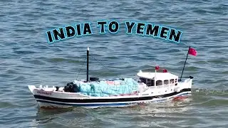 Rc cargo ship | cargo loaded | mini boat #wooden #handmade #rcboat #travel #journey #india 