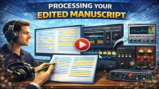 Processing Your Edited Audiobook Manuscript #acx #audiobook #audiobooksonline #amazonacx