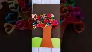 How to make Heart Shape Tree with Paper