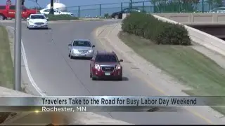 Travelers hit the highways for a busy Labor Day weekend