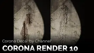 Corona Renderer 10 Update | Corona Decal 'by Channel' | 4pixos Academy
