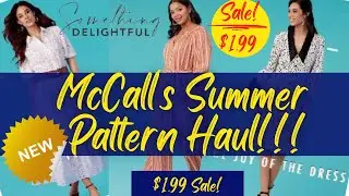 New MCCALL's SUMMER Pattern HAUL!