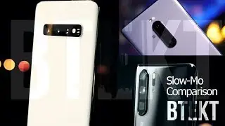 Samsung S10+ vs Huawei P30 Pro vs Sony Xperia 1 | Slow Mo Comparison