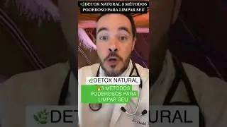 3 M&Eacute;TODOS PARA LIMPAR SEU CORPO#detox #poderoso #intestino #chlorella #couve #zeolita #desintoxicar