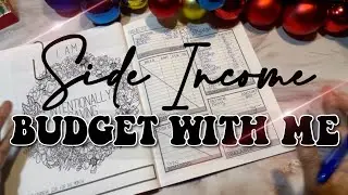 MONTHLY BUDGET FOR SIDE INCOME! BUDGET WITH ME! BUDGET MULTIPLE INCOME STREAMS!