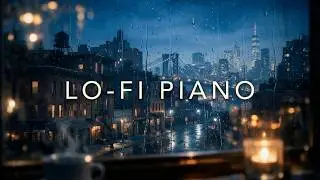 Gentle Piano & Subtle Chillhop | Rainy Night Mood [作業用BGM/ピアノ]