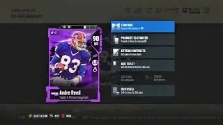 Madden 18: New Twitch Prime Legend Card!! 90ovr WR Andre Reed!! Double XP and LVL 40 Cap!!