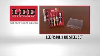 Набор из 3-х штампованных стальных патронов для пистолета Lee