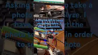 GPT 4o API on an ESP-32 for image analysis #arduino #ai #aiart #robotics #engineering