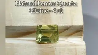 Natural Lemon Quartz - Citrine (1)
