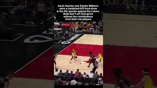 Kevin Huerter & Patrick Williams UNDERRATED in Bulls Comeback v Lakers #bullsnation #nba #basketball