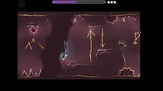 Geometry Dash | Gloom - Optical | Hard level | 1/3 coins