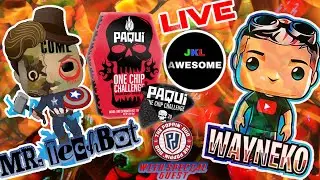 ONE CHIP CHALLENGE!!!!  Can we take the Heat on Live with Wayneko & Mr. Techbot