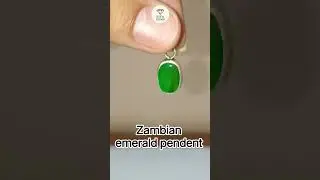 Zambian Emerald Pendent Customize in Silver Dm for more info 7878642679 #zambianemerald
