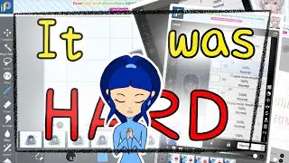 I animated 1:18 minutes on ibisPaint X... (My first video)