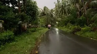 #walkingtour in the Rain, #Goa | #4K #ASMR #nature Sounds for #sleep & #relaxation | India #monsoon