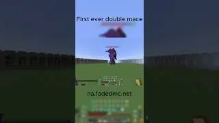 First ever double mace in Minecraft #minecraft #pvp #mace