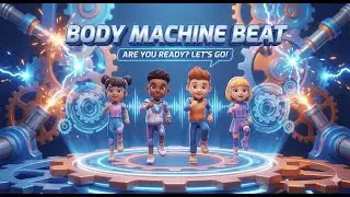 My Amazing Human Body Song 🧠🫀 | 3D Animated Kids Learning Rhyme