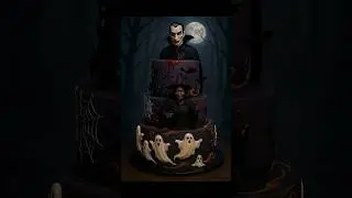 Vampire & Witch Cake: A Halloween Masterpiece