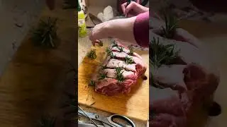 Prepping the lamb #bbq #grilltime #food #weber