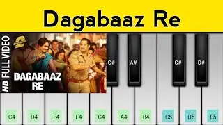 Dagabaaz Re Piano Tutorial | Dabangg 2