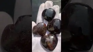 Garnet Heart Shaped Stones | Natural Gemstones | Healing Crystals