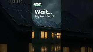 Solar Doesn&rsquo;t Stop in the Rain!