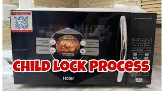 How to Lock Haier Microwave Oven HGL 30100 | How to use Haier Microwave Oven HGL 30100 | Child Lock