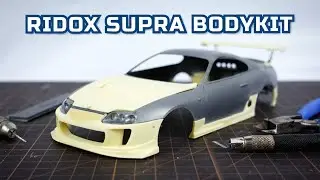 Building A Ridox Bodykit Supra. 1/24 Scale Model Car.