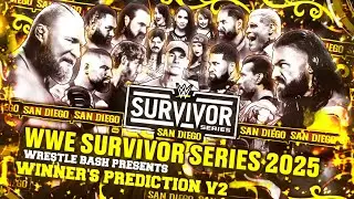 Прогноз победителей WWE Survivor Series 2025, версия 2