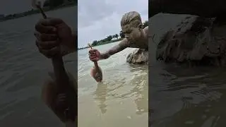 Wow Amazing Fishing Big River deep River Giant Fish Catching Techniques. #fish #video #short