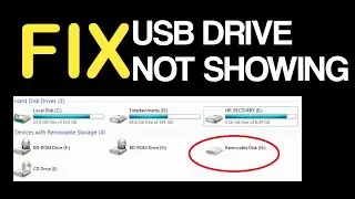 Windows 10 USB Drive Not Showing Up  FIX in 2Min | EASY Tutorial by Technical Spot